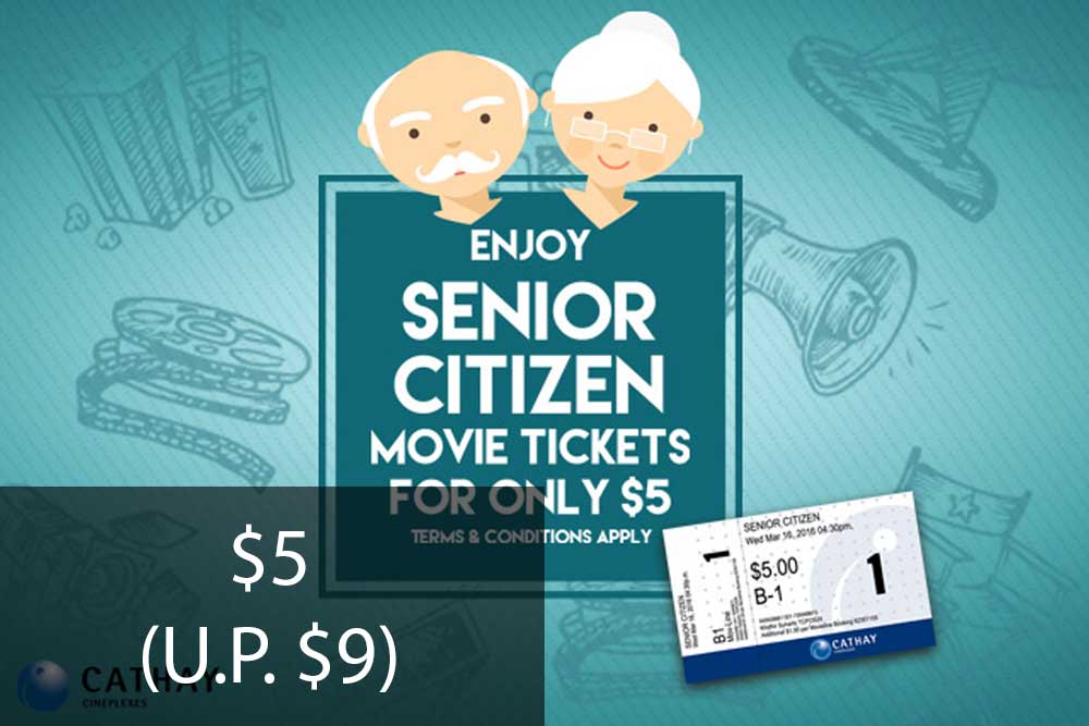 Enjoy Senior Citizen Movie Tickets C3A