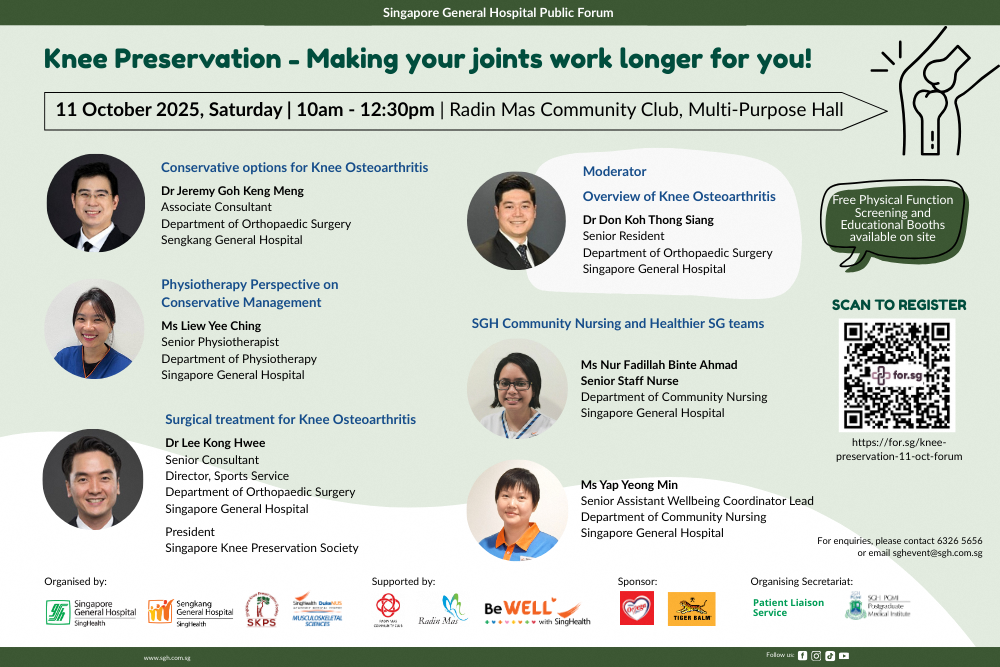 Knee Preservation - Making your joints work longer for you