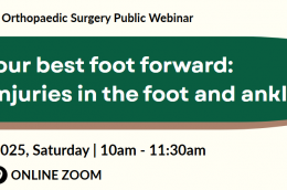 Putting your best foot forward: Running injuries in the foot and ankle
