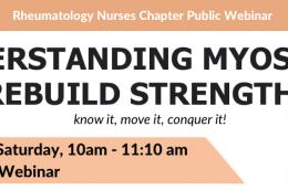 Understanding Myositis, Rebuild Strength Public Webinar